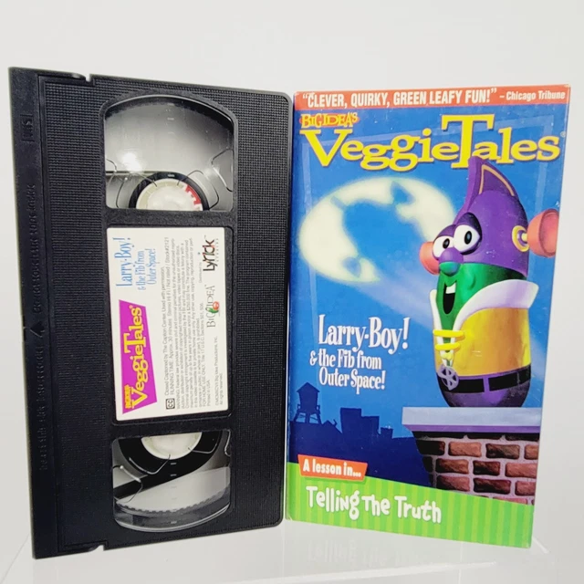 VEGGIETALES LARRYBOY FIB Outer Space VHS Video Tape EUR 6,80 - PicClick IT
