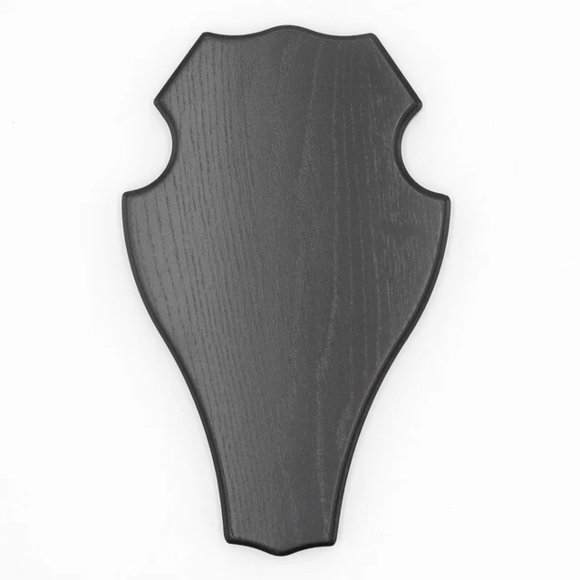 Ciervo Rojo Escudo de Trofeo Romo En Roble Oscuro Altura 28CM Hirschschild