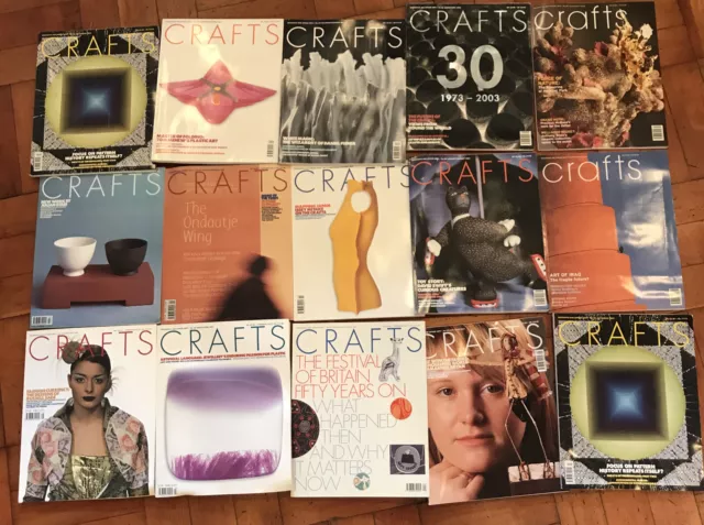 Decorative Applied Arts Crafts Magazines Bundle 15 Lots No. 168-189 2001-2004