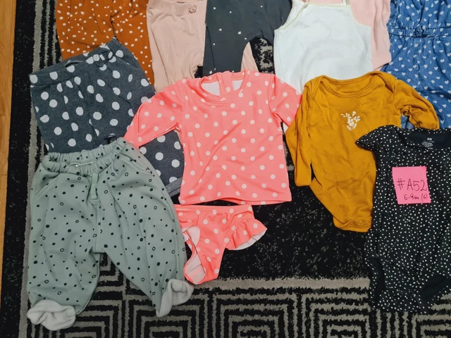 #A52💜 Huge Bundle Of Baby Girl Clothes 6-9months NEXT GEORGE M&S GAP H&M PRIMAR 6