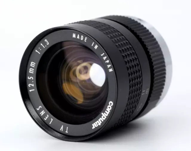 Computar 12.5mm f 1.3 C-Mount M25 TV LENS Bolex H16 Super16 cine rare lens TOP