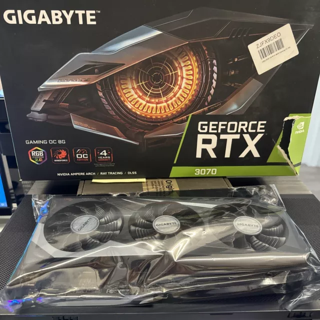 Scheda Video GIGABYTE GeForce RTX 3070 GAMING OC No LHR 8GB GDDR6 sostituita RMA