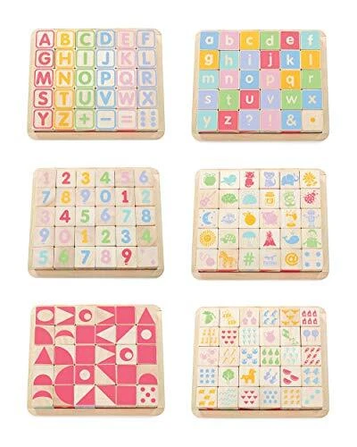 Le Toy Van - Petilou Wooden Educational ABC Wooden Blocks | Educational Wood ...