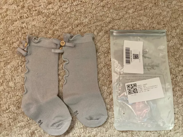 Brand New 12-18month Grey Lace Lacy Socks Girls