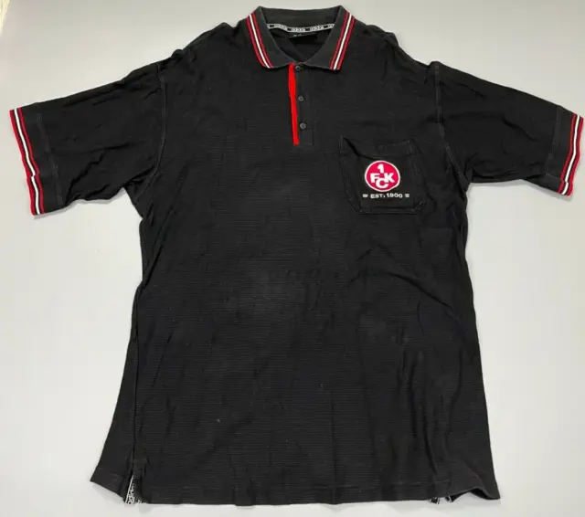 FC Kaiserslautern Adidas Vintage Polo Shirt Jersey Sz L Large