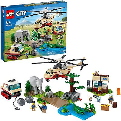 Lego City 60302 L'opération de sauvetage des animaux sauvages Jouet Construction