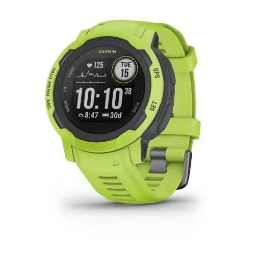 Horloge Randonnée Exterieurs garmin Instinct 2 Electric Citron Vert GPS Baro