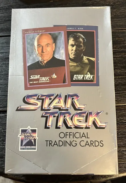 1991 Impel Star Trek 25th Anniversary Trading Card Box Sealed (36 Packs)
