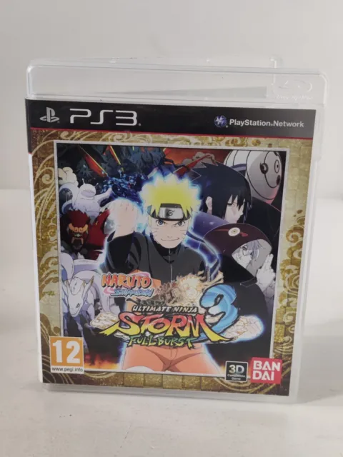 Naruto Shippuden Ultimate Ninja Storm 3 Full Burst Sony PlayStation 3 PS3 Bandai