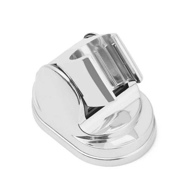 Support Mural Réglable Pour Pomme De Douche Chrome - Métal, Montage Facile, Garantie 1 An