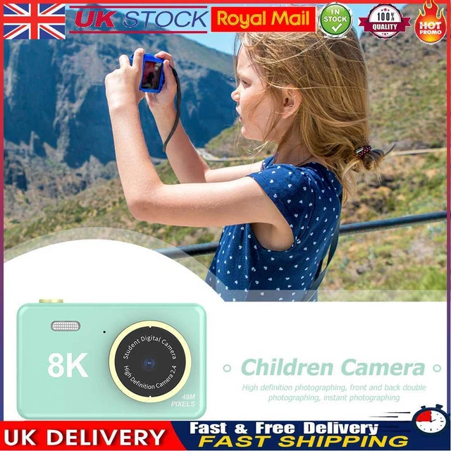 80MP Digital SLR Camera Cartoon 2.4 Inch HD Screen Digital Camera with 32GB Card