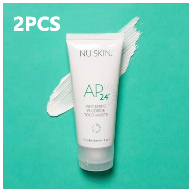2x Nu Skin Toothpaste Whitening Fluoride AP-24 100% Genuine (No peroxide) 110g