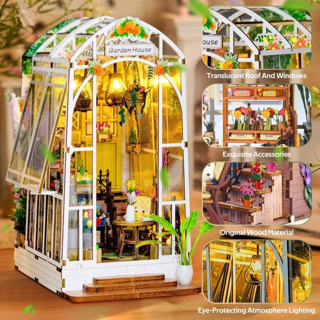 CUTEBEE Book Nook Kit - DIY Puppenhaus Häuser, Miniatur Haus Selber Bauen Für... Preisvergleich