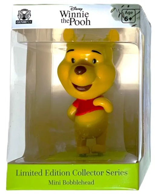 Disney Winnie The Pooh Limited Edition Collector Series 3" Mini Bobble Head NEW