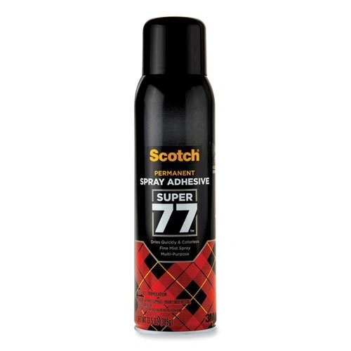 Scotch Super 77 Multipurpose Spray Adhesive, 13.57 oz, Aerosol (MMM77)