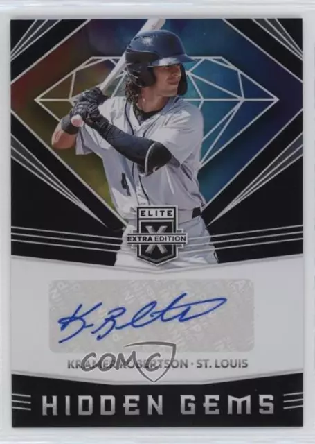 2020 Panini Elite Extra Edition Hidden Gems Black Kramer Robertson #HG-KR Auto