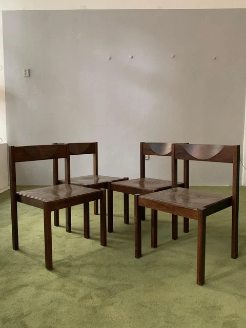 Set of 4 Santo Chairs by Edlef Bandixen for Dietiker Switzerland 1969