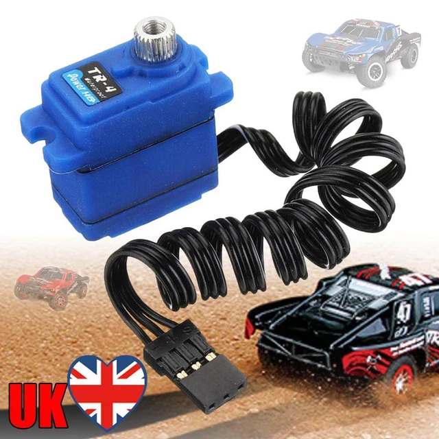 Oumefar Servo Sterzo Per Auto RC - Ricambio Per WLtoys 124016 124017 144010 - Motore Con Ingegneria In Plastica - 3