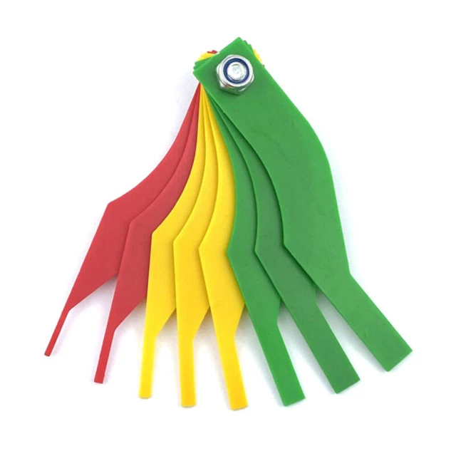Nuovo strumento di misura pastiglia freno 8 in 1 calibro feeler tester scala rivestimento spessore LM❤