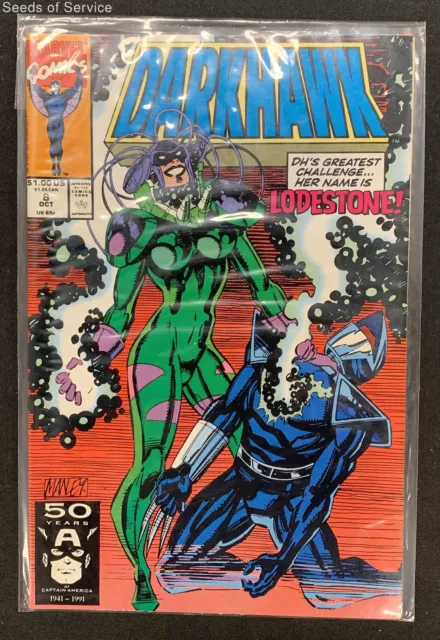 Vintage Marvel Comics Darkhawk Lodestone October 1991 #8