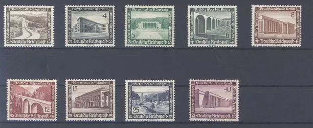 Dt. Reich Mi.Nr. 634-42 WHW 1936 ** (2785)