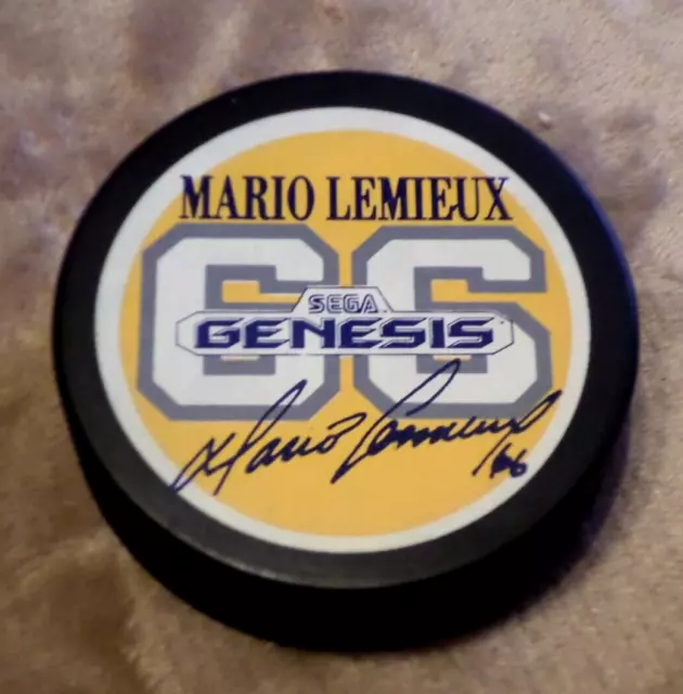 Eishockey Puck - MARIO LEMIEUX NHL