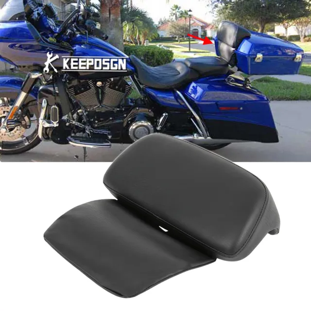 Razor Chopped Pack Backrest Pad Fit For Harley Tour Pak Street Road Glide 14-23