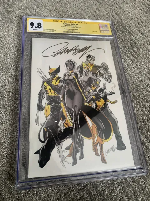 X-Men: GOLD #1 J Scott Campbell C VIRGIN Signed By J. Scott Campbell CGC 9.8 🔥