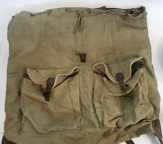 GERMAN MILITARY SURPLUS Style Backpack Rucksack (19401960’s) M. Amler