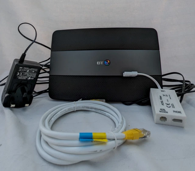 BT SMART HUB BROADBAND - TYPE A, With WIRES £14.99 - PicClick UK