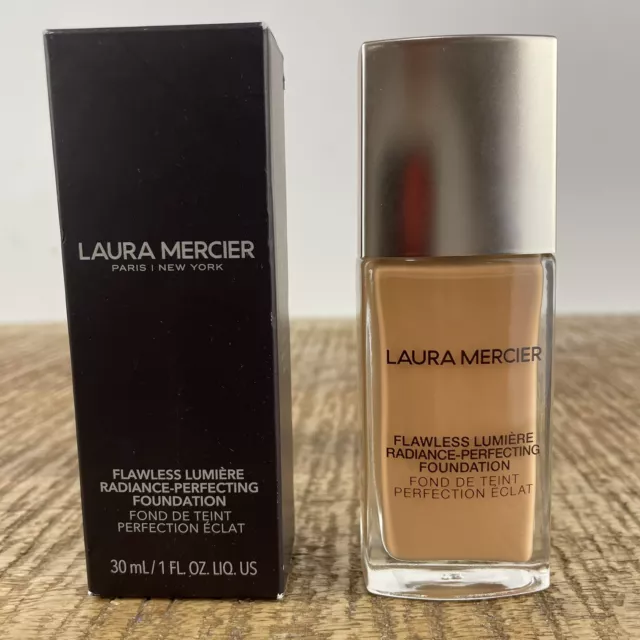 Base Laura Mercier Flawless Lumiere Radiance Perfecting 3W2 Dorada 1 oz NUEVA
