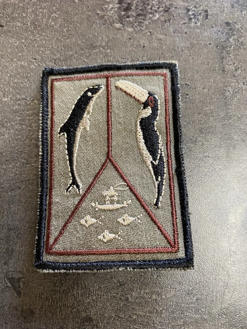Patch Légion Étrangère 3° REI – Cannetille Or, 10x11,5 Cm, ORIGINAL