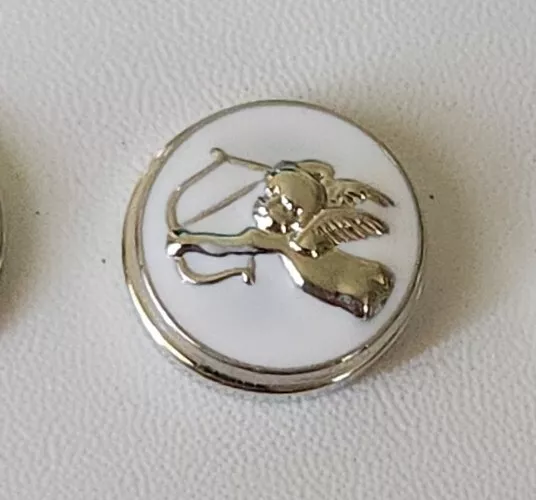 Cupid Snap Jewelry 18mm Button Charm Ginger,  Chunk, Noosa