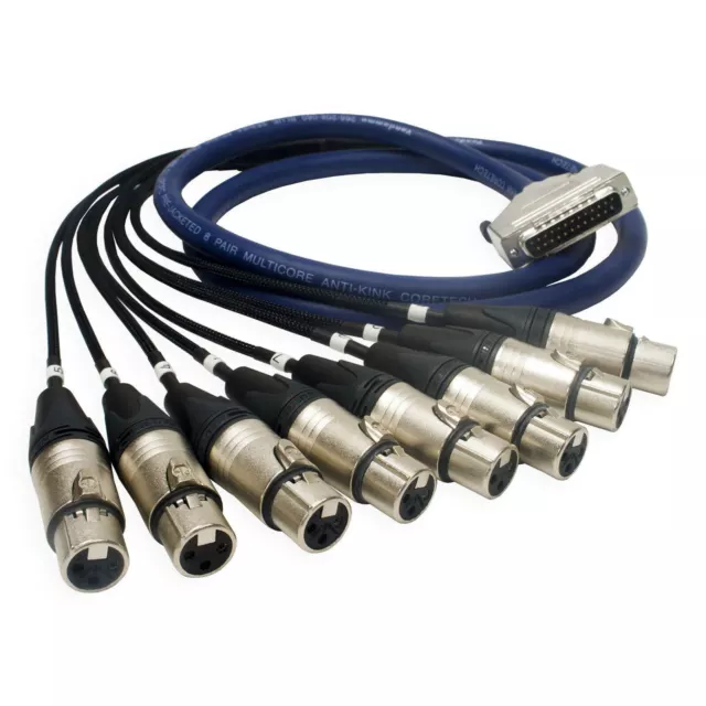 25 Pines D sub a Hembra XLR Cable Serial db-25 Van Damme Multiconductor