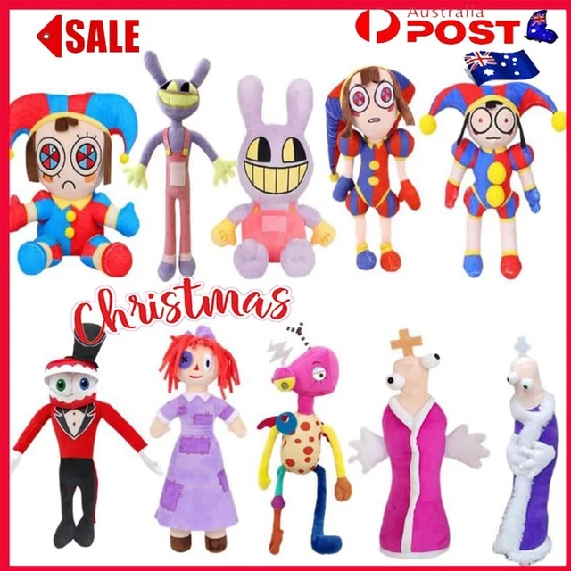 The Amazing Digital Circus Pomni Jax Brinquedo de Pelúcia Plush Cartoon
