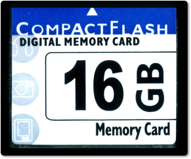 Tarjeta de memoria CF flash compacta de alta velocidad de 16 GB un gigabyte