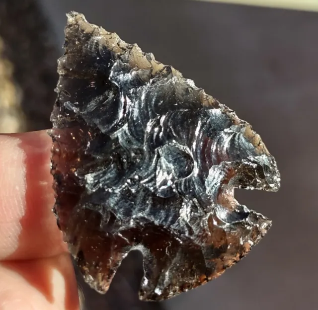 modern arrowhead 1&3/4"  New Mexican Obsidian