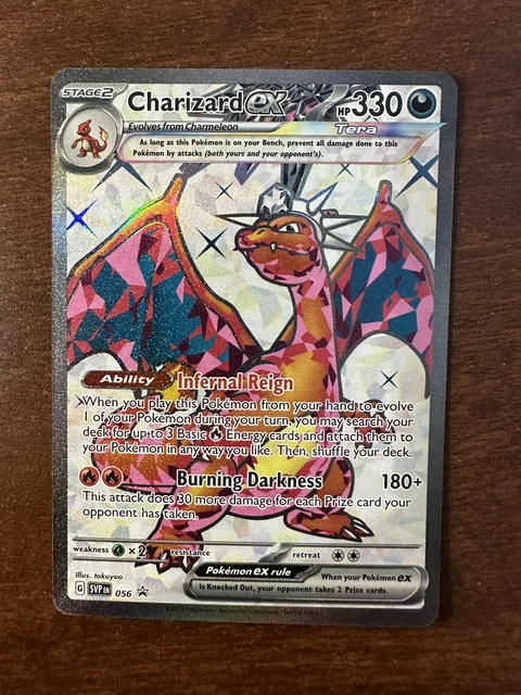 Pokemon TCG Charizard EX Black Star Promo SVP 056 Full Art Promo Card