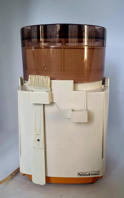 Hachoir Moulinex Type 320 Orange 700W - Années 70 Made In France - Occasion Fonctionnel