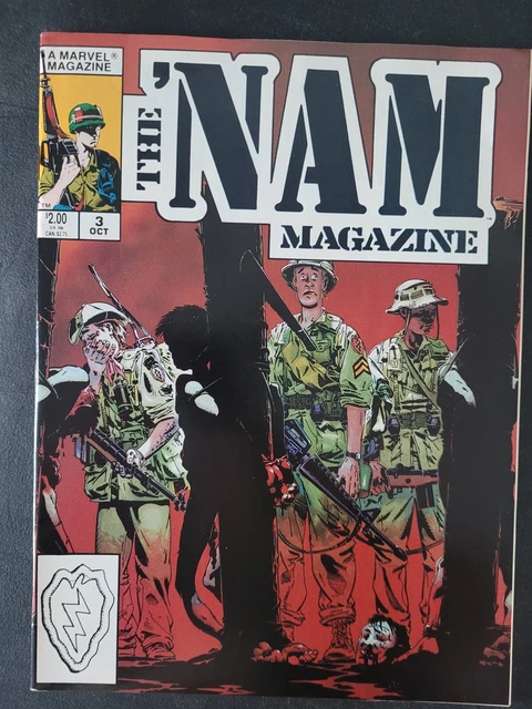 The 'Nam Magazine #2 & 3 (1988) Marvel Comics Bw Classics! Michael Golden Art! 3