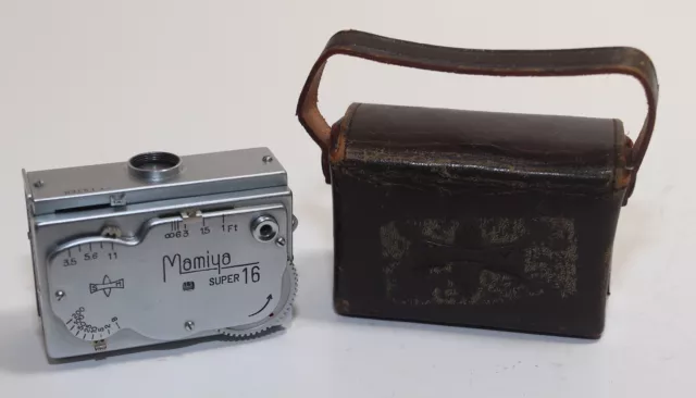 Mamiya Super 16 Spy Subminiature Camera Vintage w/ Case Made in Japan NR Mint
