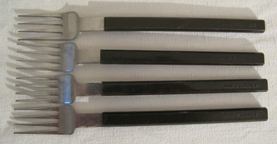 4 Fourchettes Raymond Loewy Aviation Avion Concorde Air France Design Airplane 