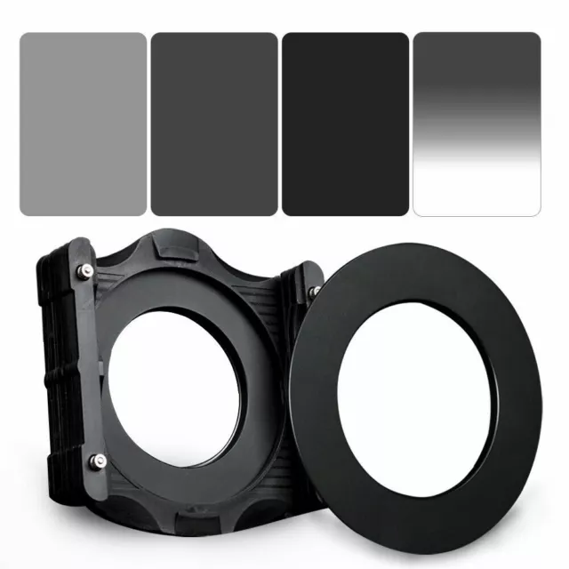 ZOMEI 4X6in.ND2 ND4 ND8&GND16 Filter Kit+Holder+67 mm Adapter Ring For  Cokin Z