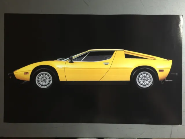 1977 Maserati Merak Coupe Print, Picture, Poster - RARE!! Awesome Frameable