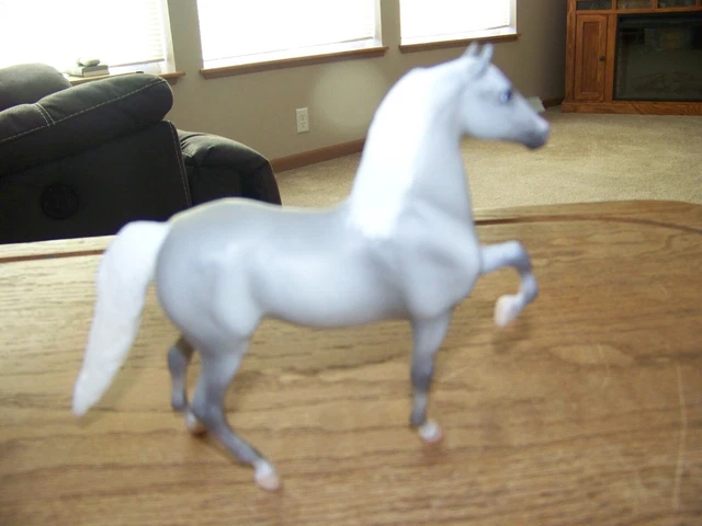 Breyer Paddock Pal Little Bits Morgan Horse #4135 Gray W/White Mane & Tail Nice!