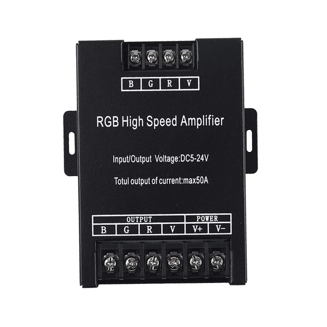 LED 30A 50A 400W RGB Alplificatore Alta Velocità LED Amplificatore Singolo Colore Ripeti E9H2