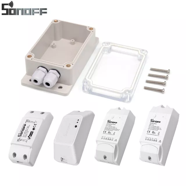 SONOFF IP66 Wasserdichtes Gehäuse Box für Sonoff Basic-RF-DualR2-PowR2-TH16/TH10