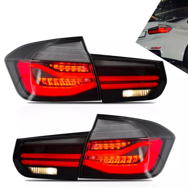 2X LED Tail Lights For 2013-2018 BMW F30 F35 F80 320i 328i 335i M3 w/Sequential