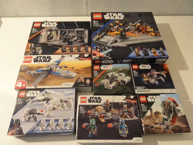 Lot sets lego star wars neufs 75320 75267 75334 75324 75295 75321 75297 75344