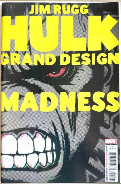 Hulk: Grand Design-Madness #1 Marvel | Jim Rugg - NM UNREAD